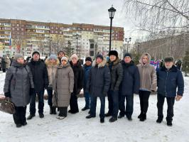 Митинг, посвященный 80-летию снятия блокады Ленинграда